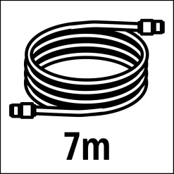 Einhell Saugschlauch 7 m für Pumpe Messing