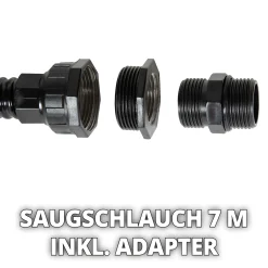Einhell Saugschlauch 7 m für Pumpe Kunststoff