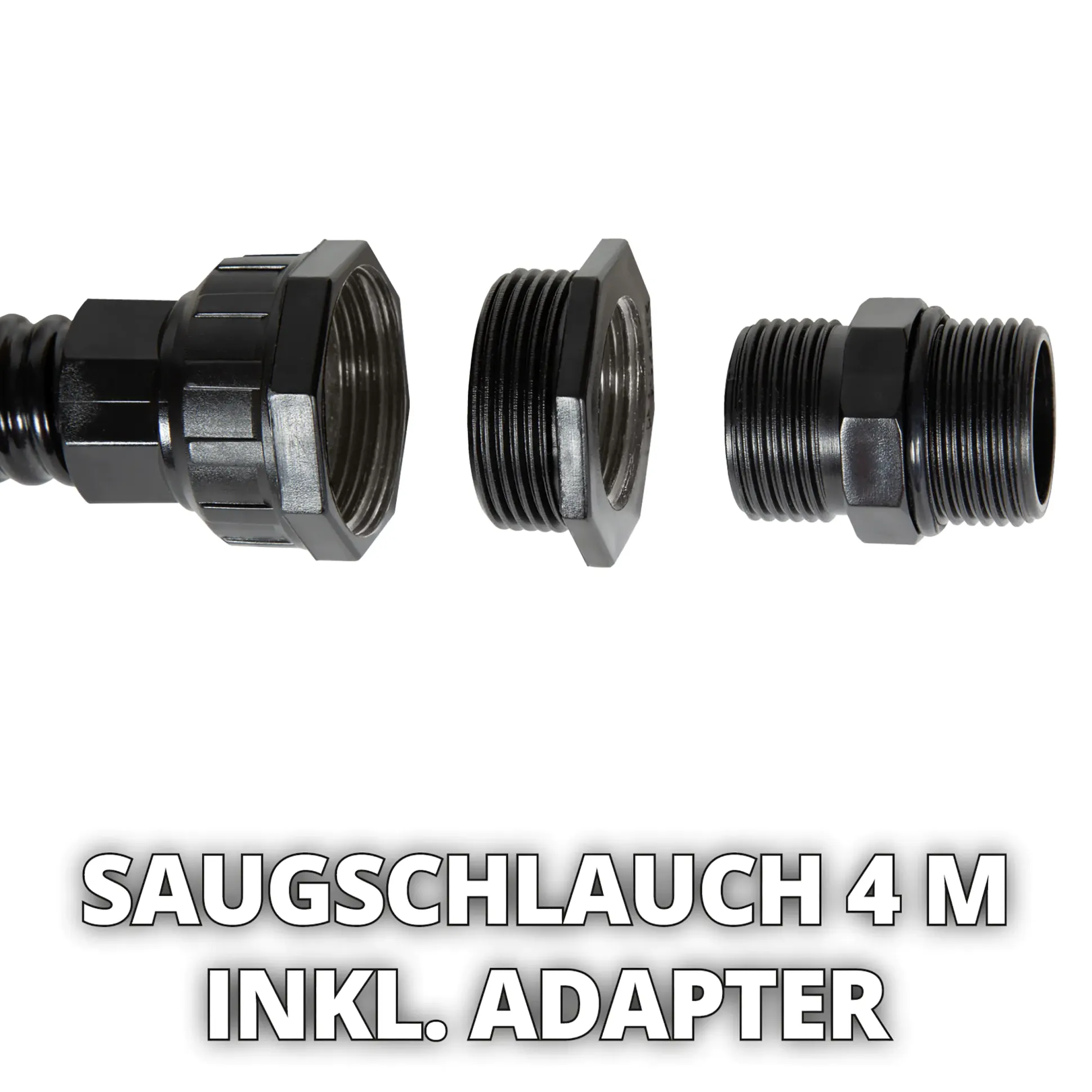 Einhell Saugschlauch 4 m für Pumpe Kunststoff