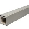 elephant Alupfosten 265 x 6,8 x 6,8 grau mit Abdeckung