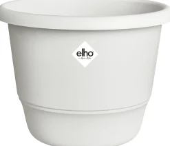 Elho Übertopf Amiga Kunststoff weiß Ø 35 x 26 cm