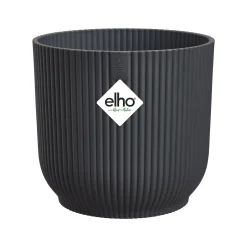 Elho Blumentopf Vibes Fold Kunststoff anthrazit Ø 30 x 27 cm