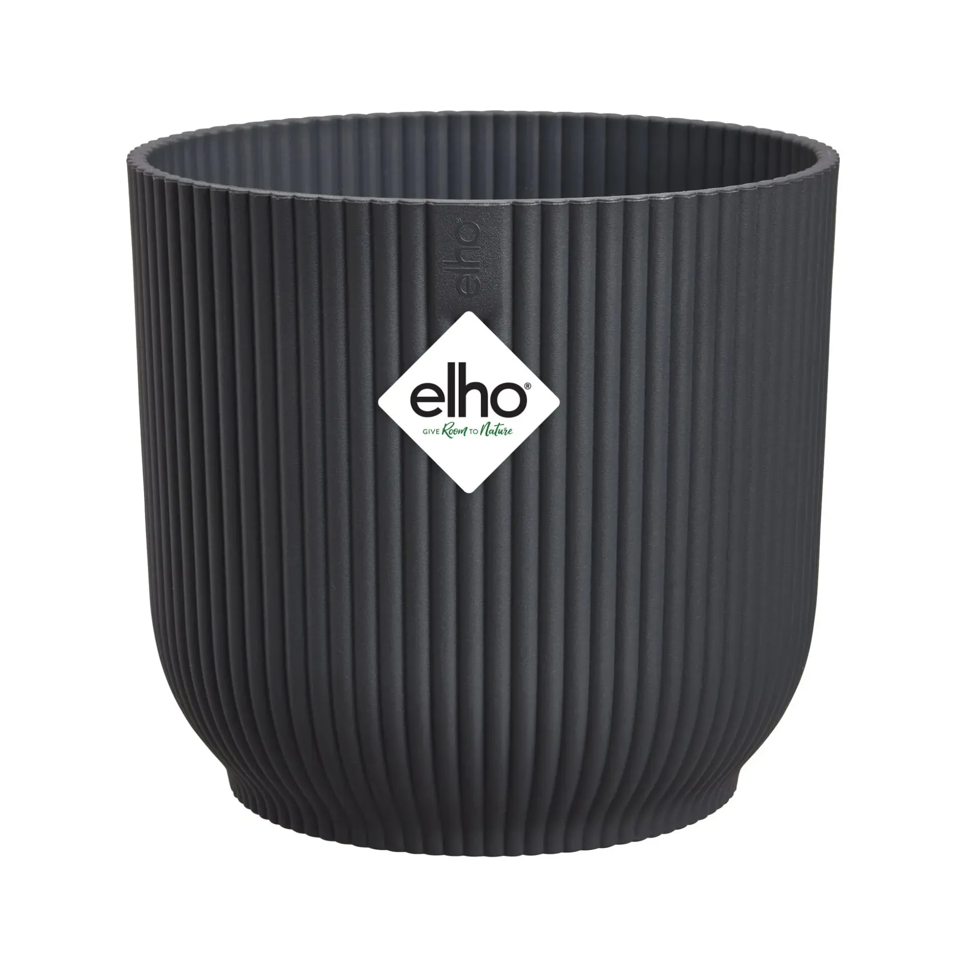 Elho Blumentopf Vibes Fold Kunststoff anthrazit Ø 30 x 27 cm