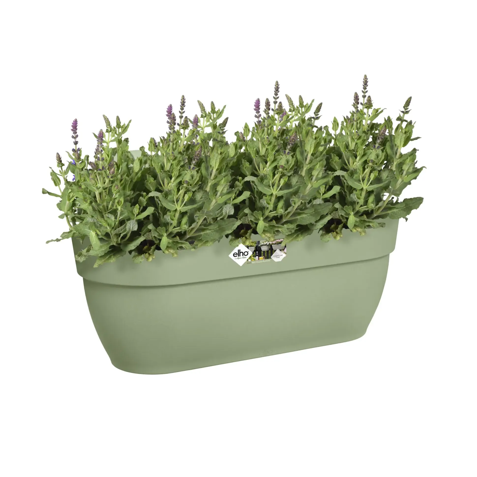 Elho Blumentopf zum Hängen Kunststoff grün 46 x 24,1 x 26,5 cm Vibia Campana Easy Large