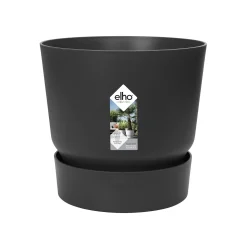 Elho Pflanztopf Greenville Ø 25 x 23 cm living schwarz