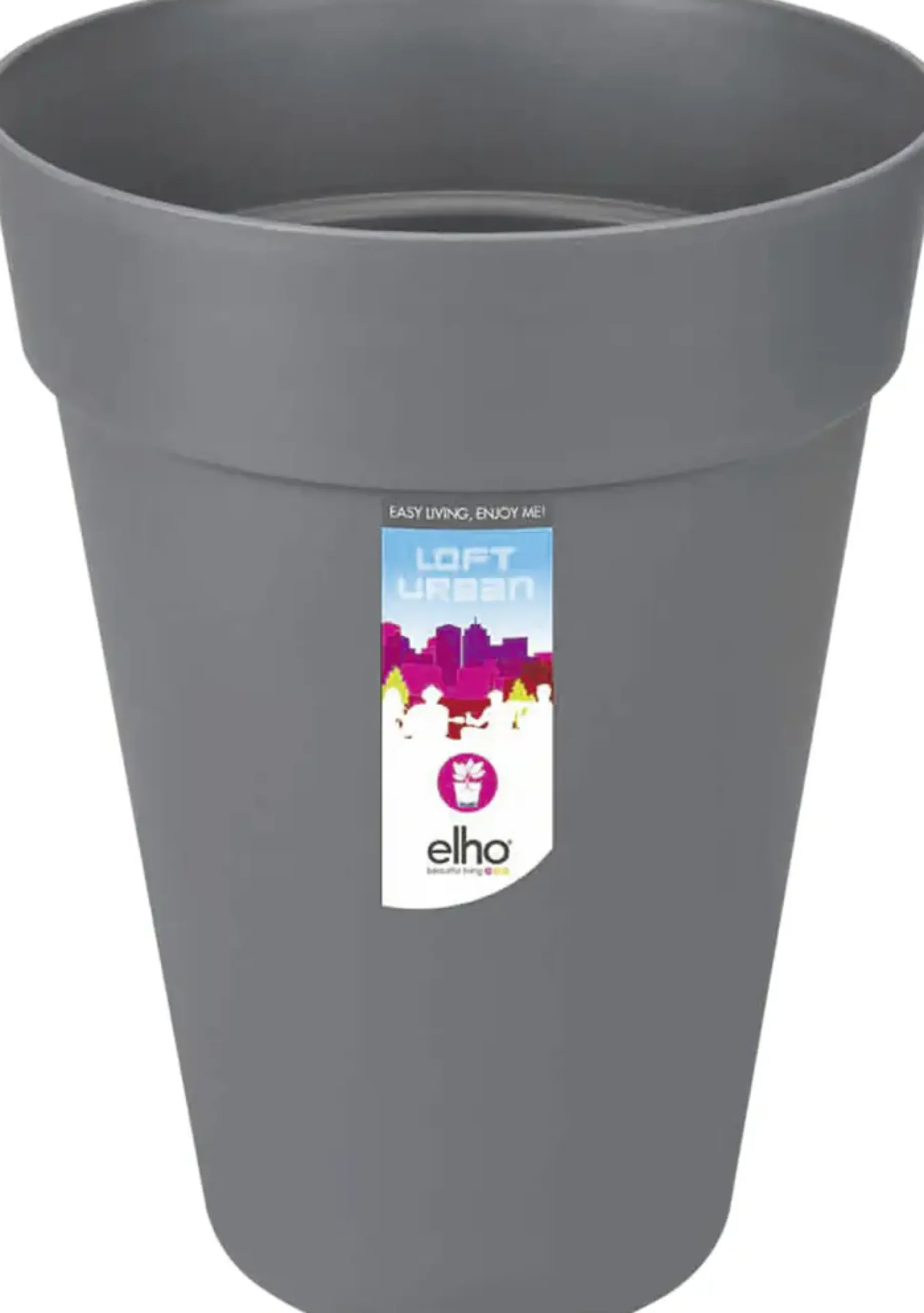 Elho Pflanztopf Loft Urban Ø 42 x 56 cm anthrazit