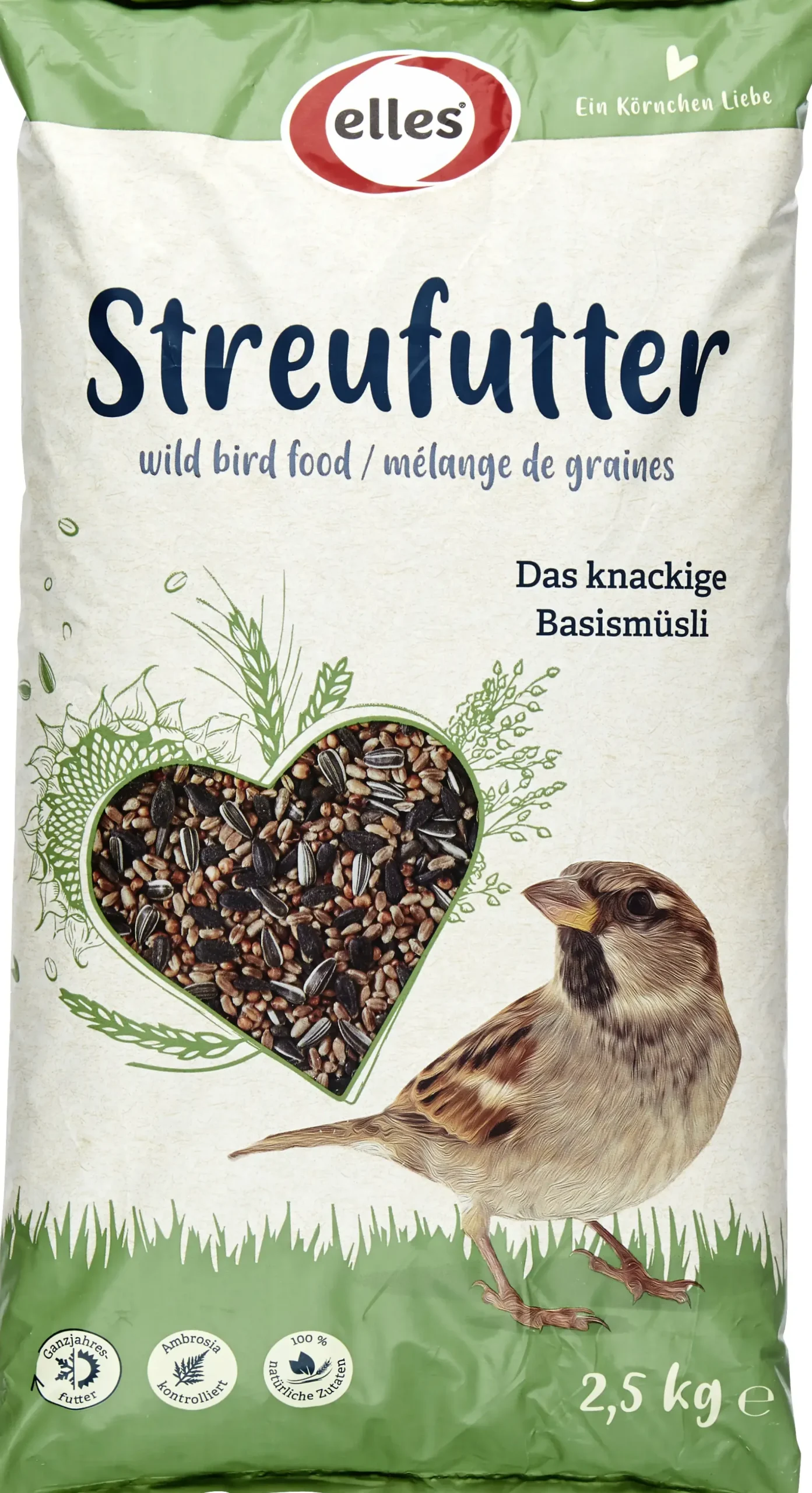 Elles Streufutter für Wildvögel 2,5 kg
