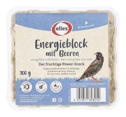 Elles Wildvogelfutter Energieblock mit Beeren 300 g