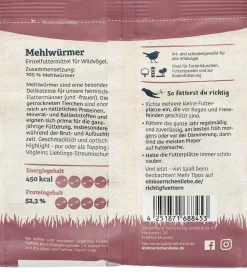 Elles Wildvogelfutter Mehlwürmer 125 g