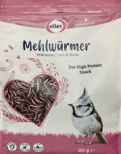 Elles Wildvogelfutter Mehlwürmer 500 g