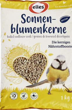 Elles Wildvogelfutter Sonnenblumenkerne geschält 1 kg