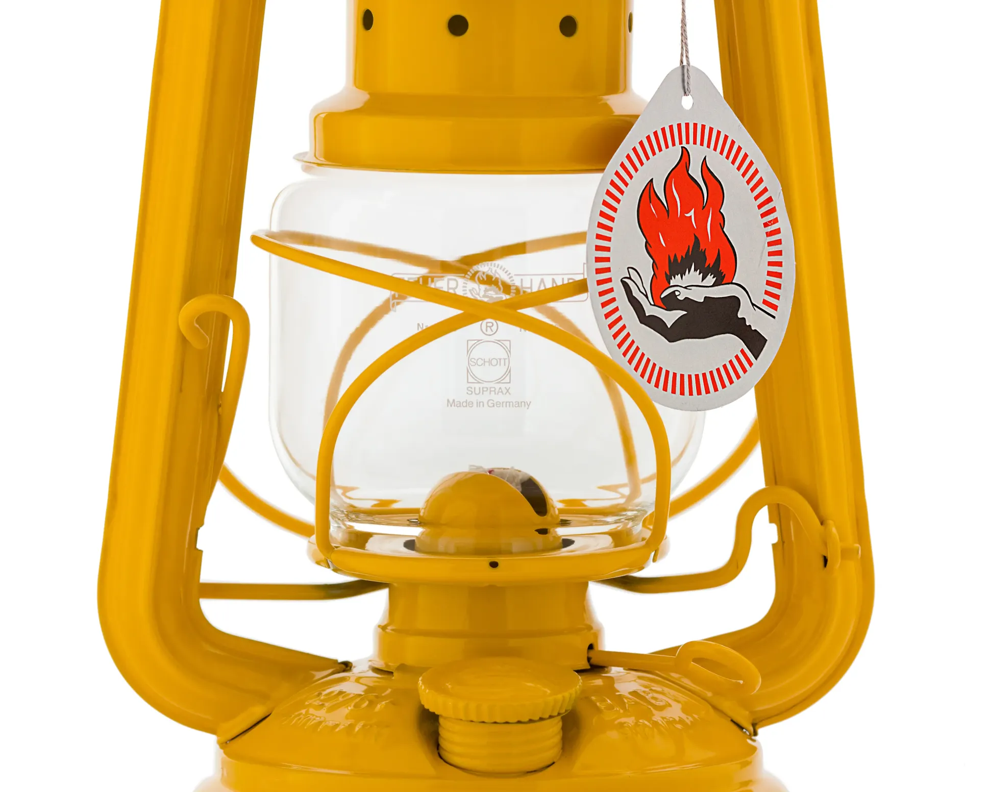 Feuerhand Sturmlaterne Baby Special 276 15 x 26,5 x 13,5 cm signal yellow