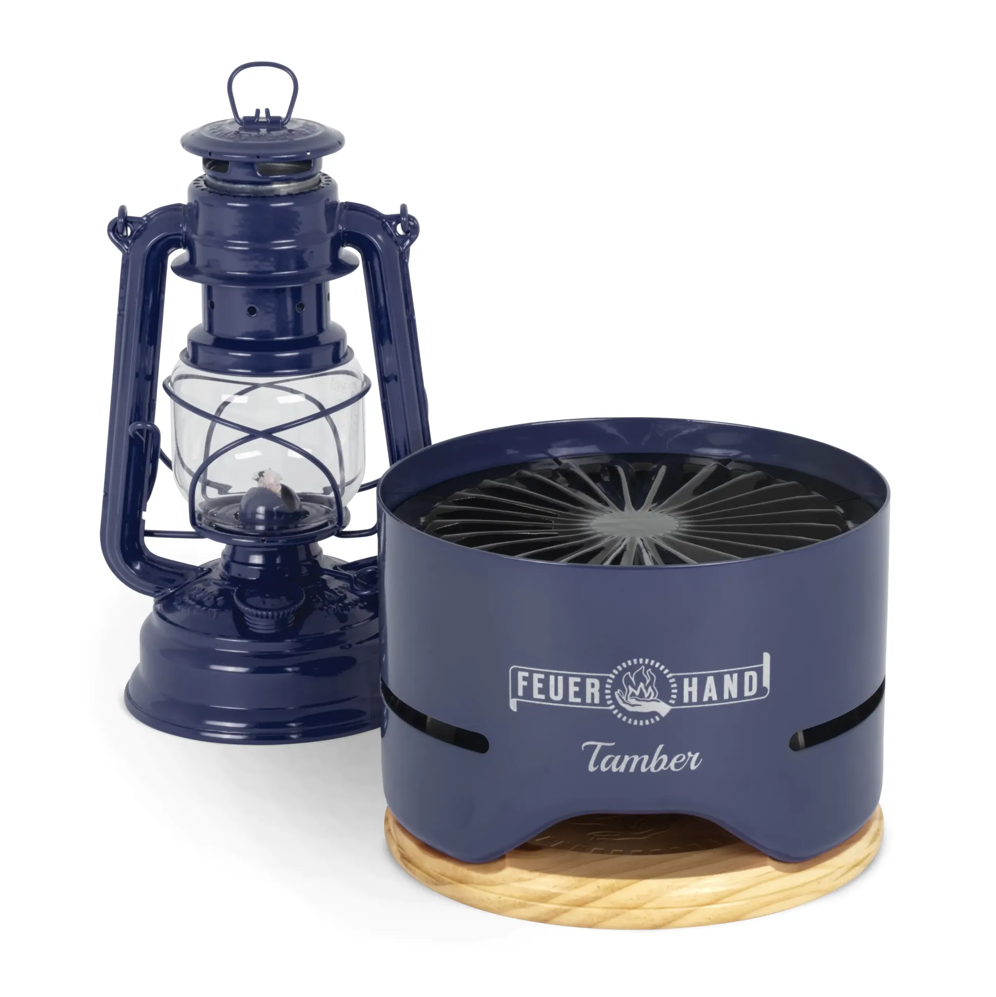 Feuerhand Tischgrill Tamber cobalt blue