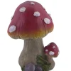 Figur Fliegenpilz klein Polyresin 18 x 12 x 13,5 cm rot