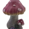 Figur Fliegenpilz mittel Polyresin 22 x 16 x 15 cm rot