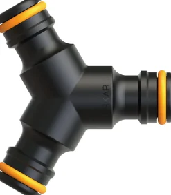 Fiskars Dreiwege- Schlauchanschluss orange/schwarz