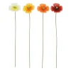 Flamingo Gartenstecker Papaver Metall 10 x 60 cm mehrfarbig