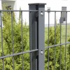 Floraworld Doppelstabmatten-Zaun Premium 251 x 83 cm anthrazit 8/6/8
