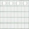 Floraworld Doppelstabmatten-Zaun Comfort Dekor Ring 200 x 100 cm moosgrün