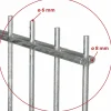 Floraworld Doppelstabmatten-Zaun Premium 251 x 183 cm feuerverzinkt 8/6/8