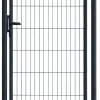 Floraworld Gartentor Classic inkl. 2 Pfosten 100 x 175 cm anthrazit