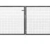 Floraworld Gartentor doppelflügelig Carat 100 x 300 cm anthrazit