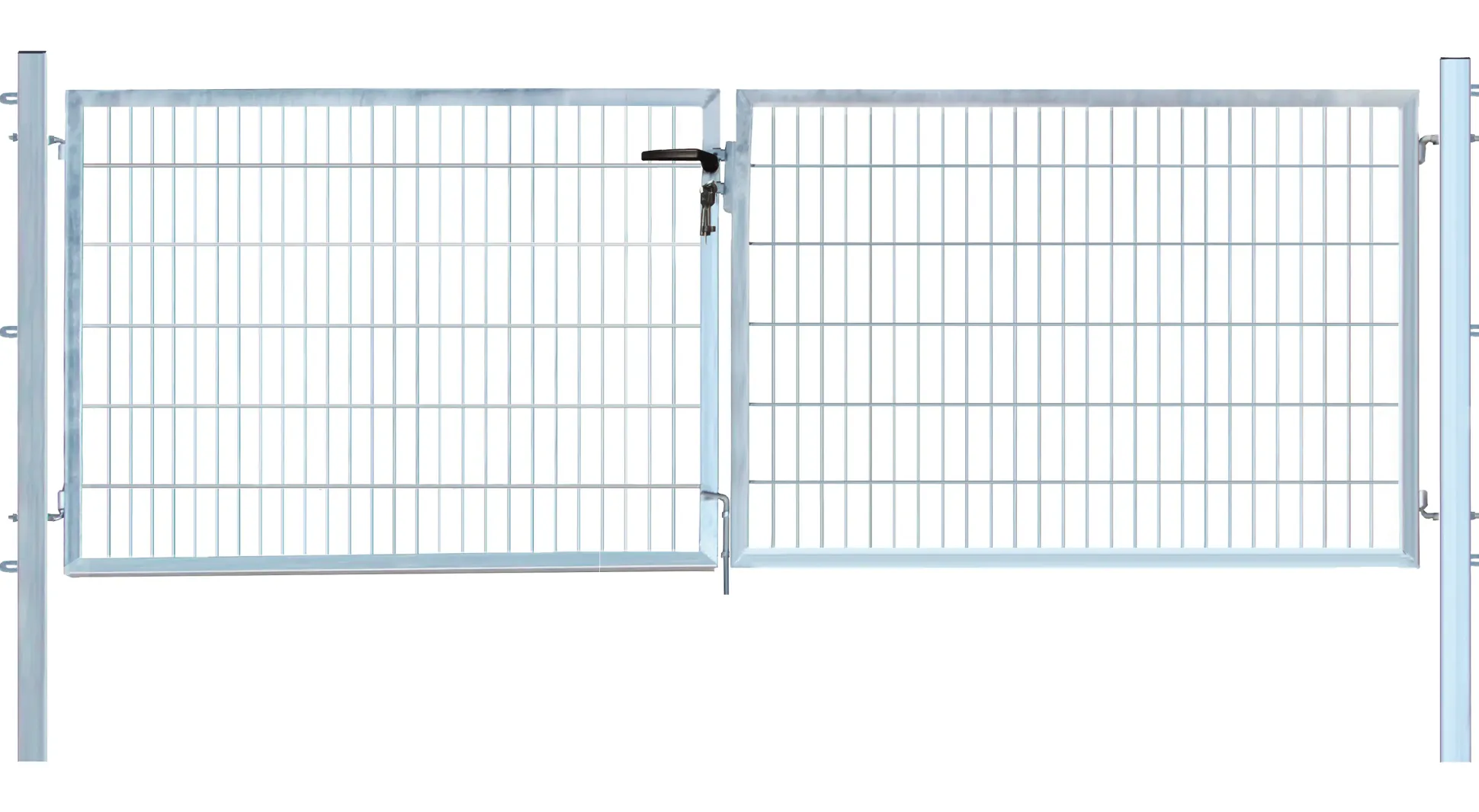 Floraworld Gartentor doppelflügelig Comfort 300 x 120 cm feuerverzinkt