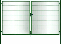 Floraworld Gartentor doppelflügelig Classic 300 x 175 cm moosgrün