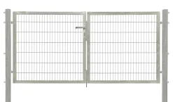 Floraworld Gartentor doppelflügelig Premium 300 x 140 cm feuerverzinkt