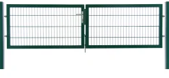 Floraworld Gartentor doppelflügelig Premium 300 x 80 cm moosgrün