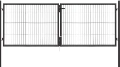 Floraworld Gartentor doppelflügelig Classic 300 x 100 cm anthrazit