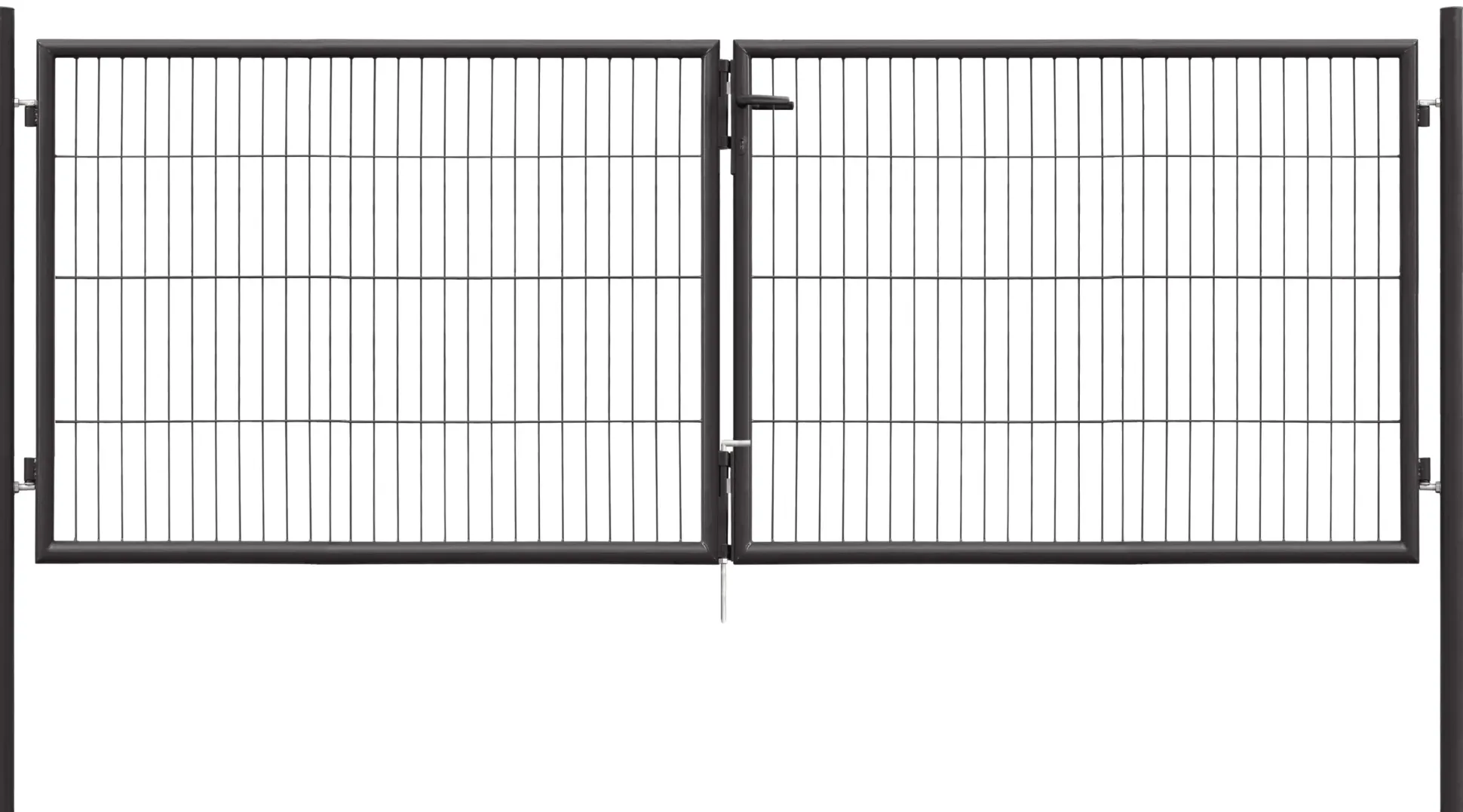 Floraworld Gartentor doppelflügelig Classic 300 x 100 cm anthrazit