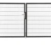 Floraworld Gartentor doppelflügelig Premium 300 x 1600 cm anthrazit