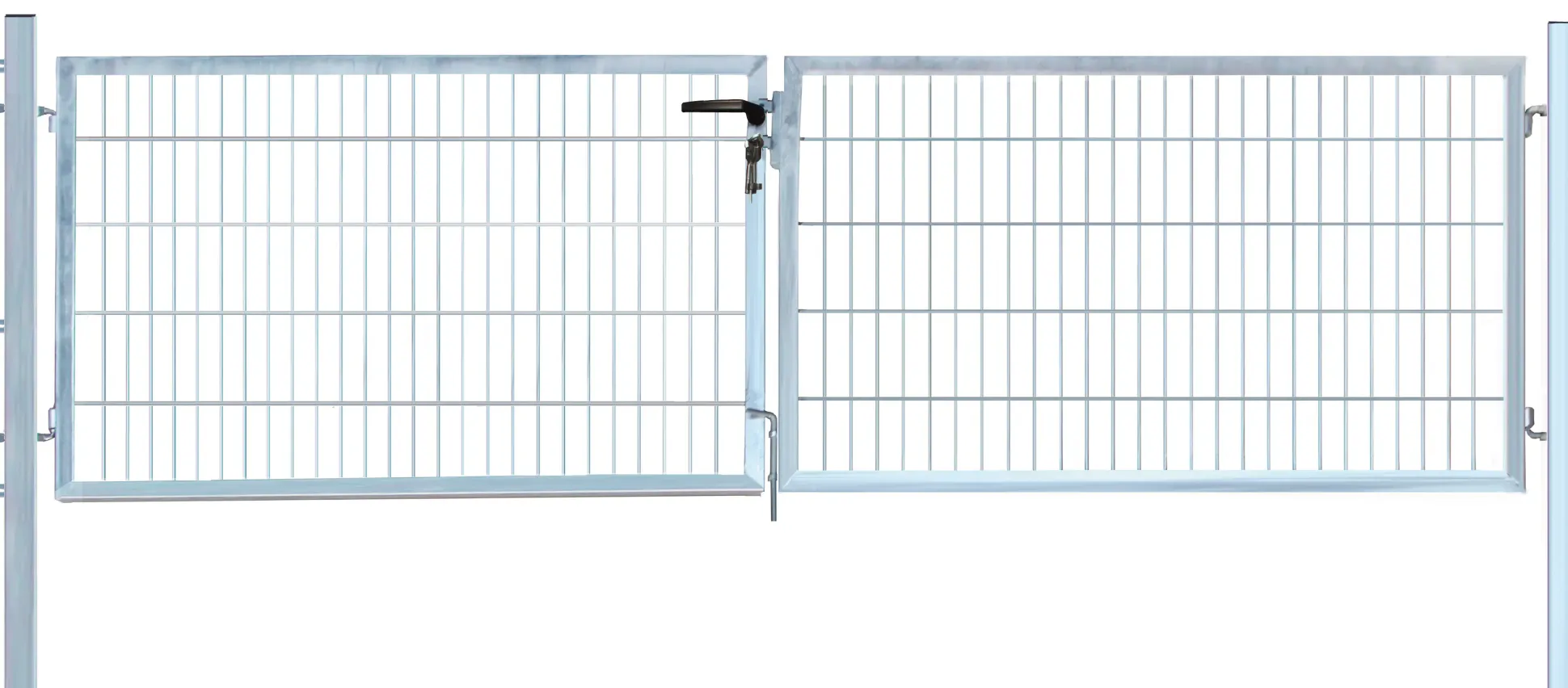 Floraworld Gartentor doppelflügelig Comfort 300 x 100 cm feuerverzinkt