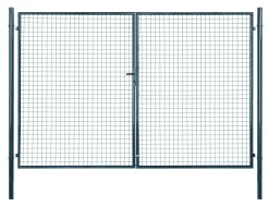 Floraworld Gartentor doppelflügelig Standard inkl. 2 Pfosten 300 x 175 cm anthrazit
