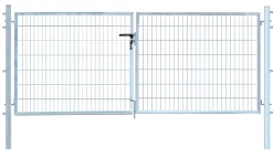 Floraworld Gartentor doppelflügelig Comfort 300 x 140 cm feuerverzinkt