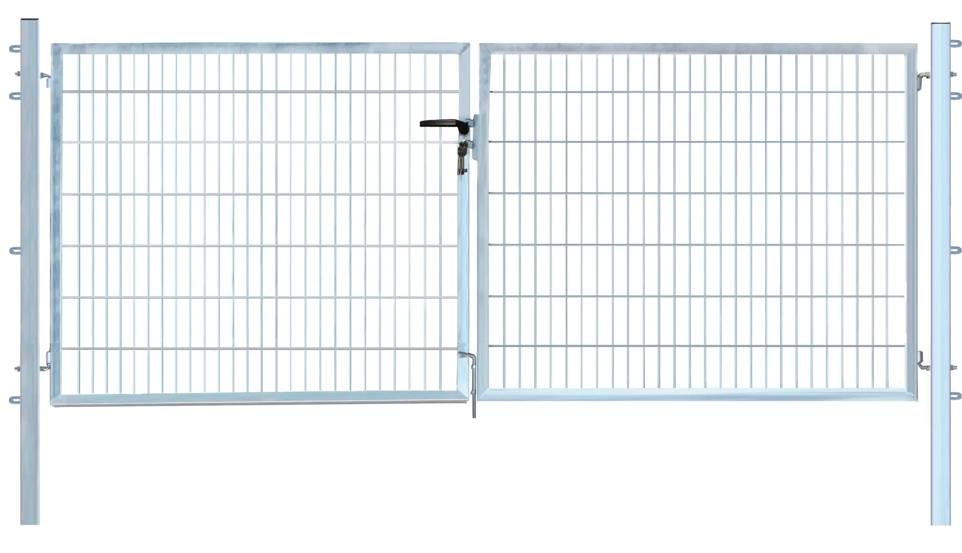 Floraworld Gartentor doppelflügelig Comfort 300 x 140 cm feuerverzinkt