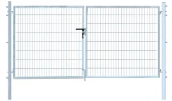 Floraworld Gartentor doppelflügelig Comfort 300 x 160 cm feuerverzinkt
