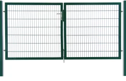 Floraworld Gartentor doppelflügelig Premium 300 x 140 cm moosgrün