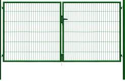 Floraworld Gartentor doppelflügelig Classic 300 x 150 cm moosgrün