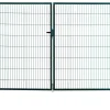 Floraworld Gartentor doppelflügelig Comfort 300 x 160 cm moosgrün
