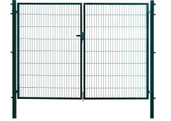 Floraworld Gartentor doppelflügelig Comfort 300 x 160 cm moosgrün