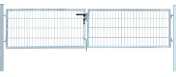 Floraworld Gartentor doppelflügelig Comfort 300 x 80 cm feuerverzinkt