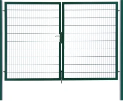 Floraworld Gartentor doppelflügelig Premium 300 x 200 cm moosgrün