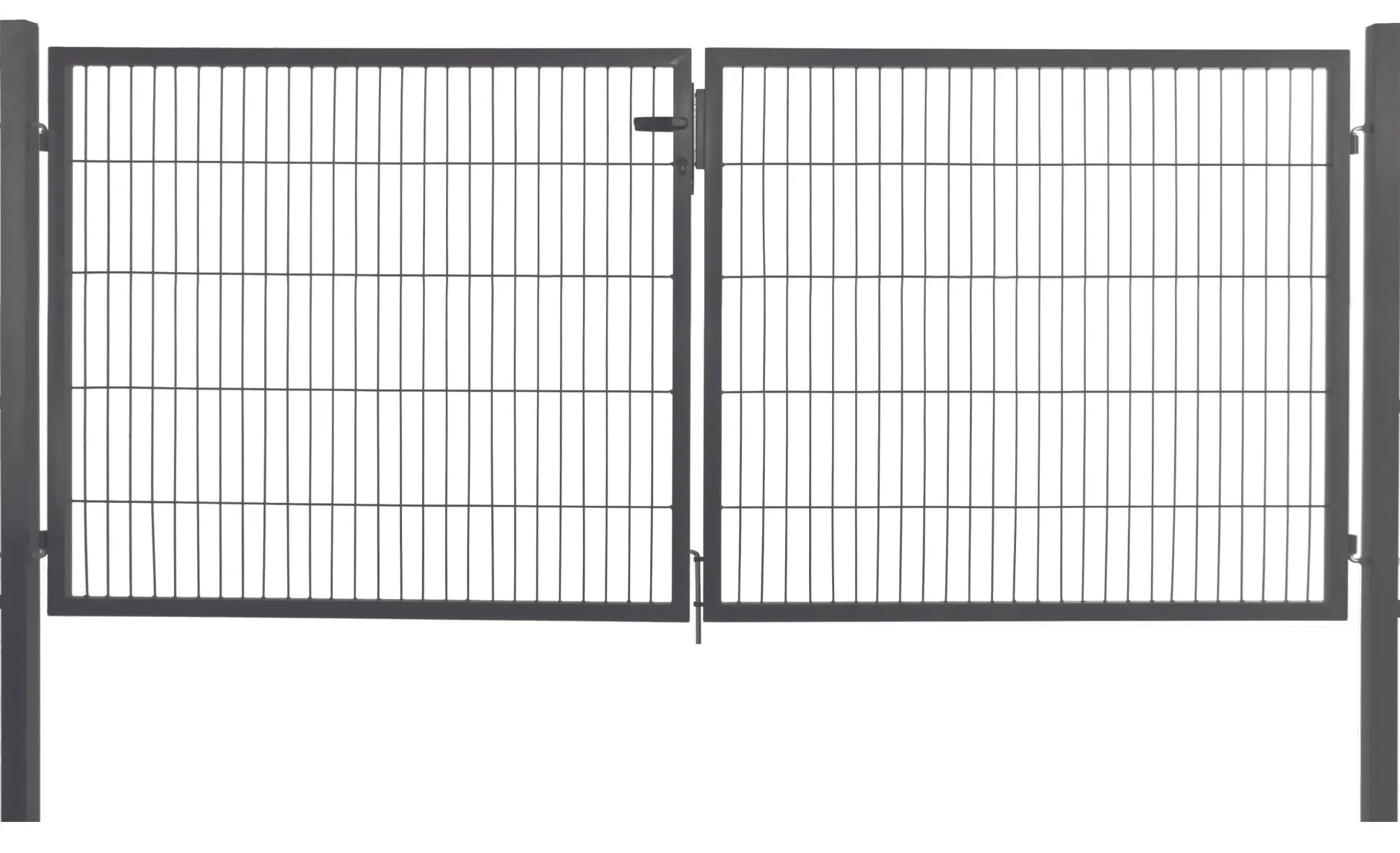 Floraworld Gartentor doppelflügelig Comfort 300 x 100 cm anthrazit