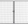 Floraworld Gartentor doppelflügelig Comfort 300 x 200 cm anthrazit