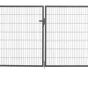 Floraworld Gartentor doppelflügelig Comfort 300 x 140 cm anthrazit