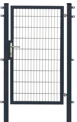 Floraworld Gartentor Premium inkl. 2 Pfosten 100 x 180 cm anthrazit