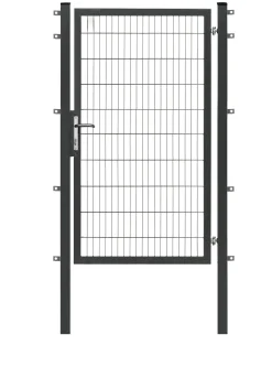 Floraworld Gartentor Premium Plus 120 x 200 cm anthrazit