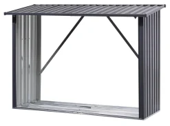 Floraworld Kaminholzregal XL anthrazit 217 x 89 cm